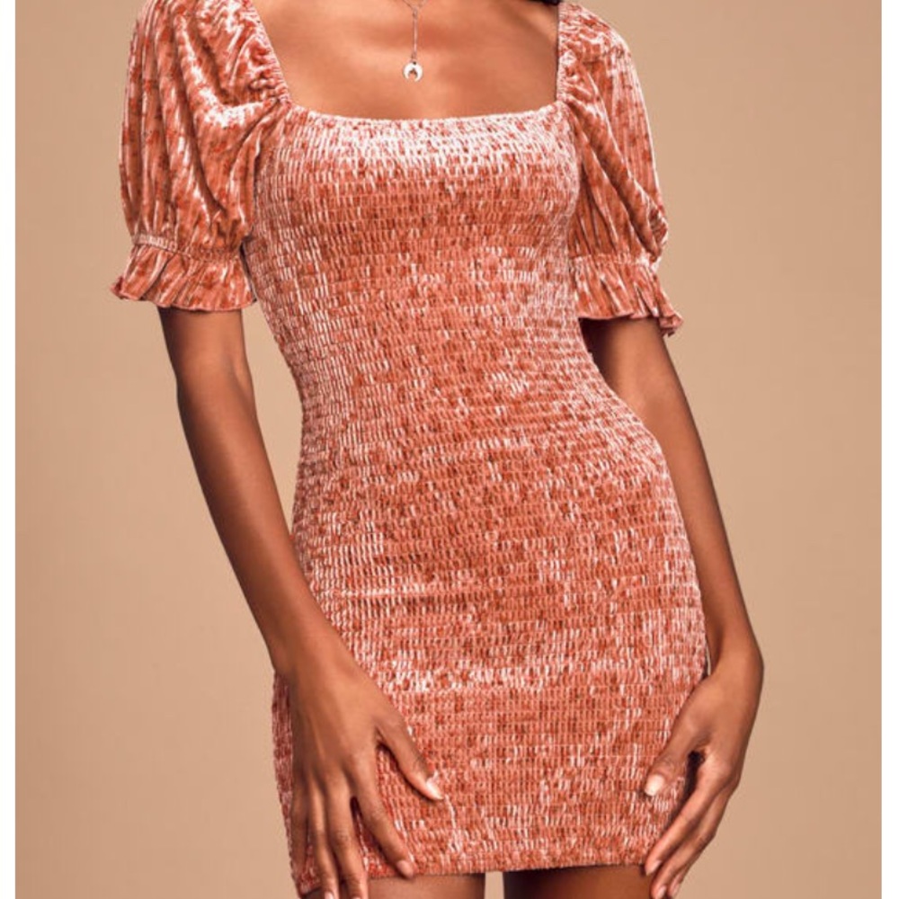 Lulu’s Smocked Mini Dress